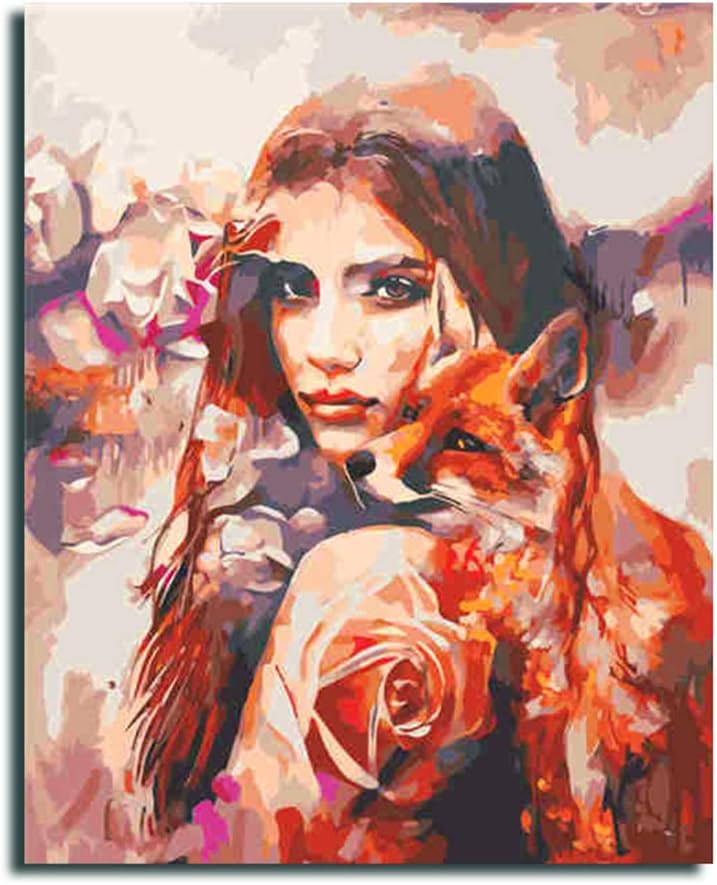 Kits Cat And Butterfly Students Paint By Number Kits 16 X 20 Inch Frameless Diy Canvas Oil Painting For Kids Adults Beginner With Brushes And Acrylic Pigment Home