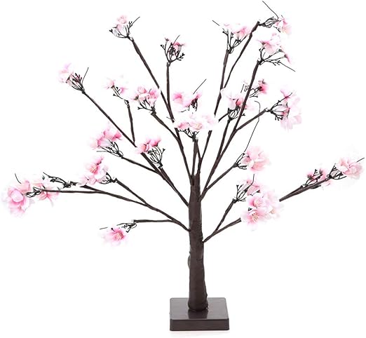 Amazon Com 21 6 Led Cherry Blossom Tree Lights 24pcs Led Cherry