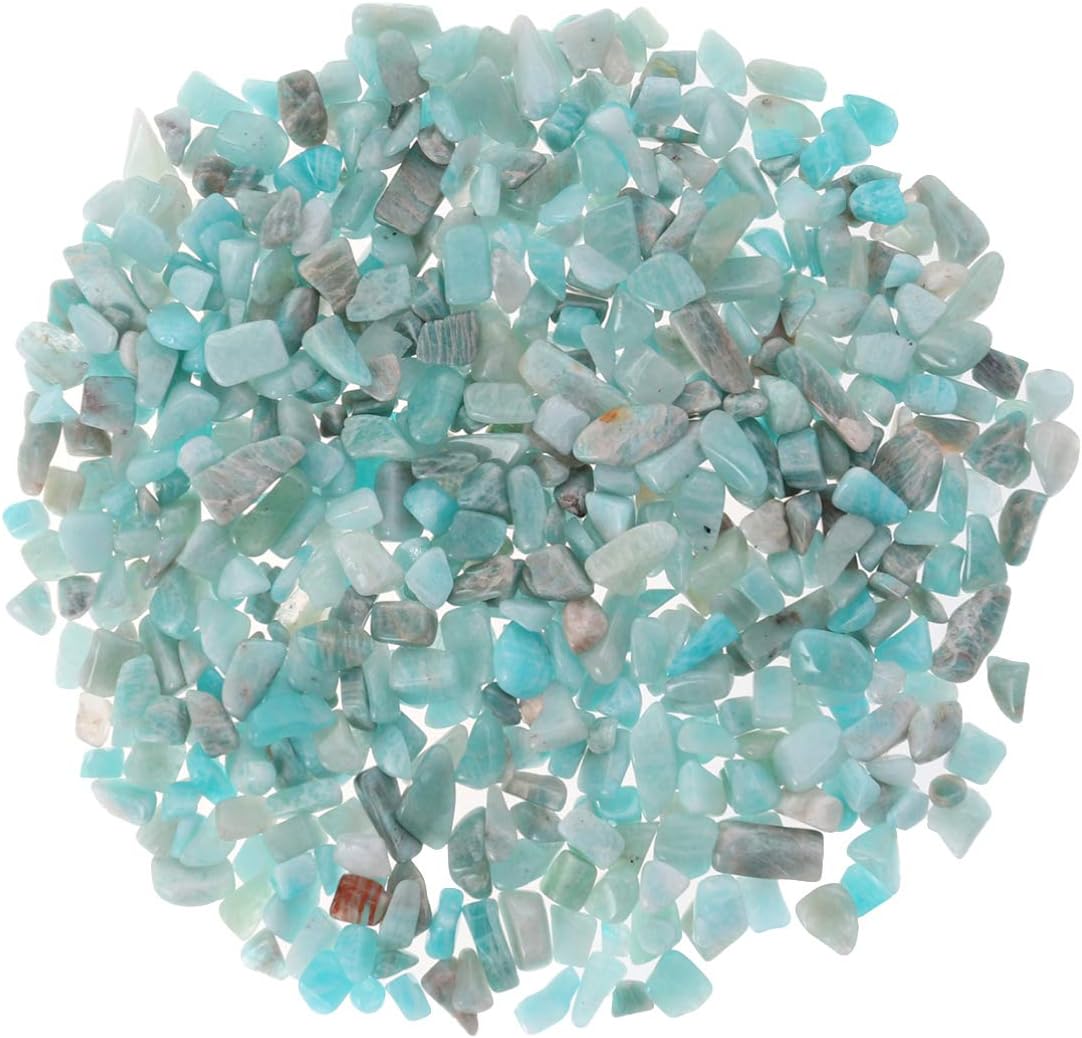 POPETPOP Aquarium Gravel Decorative Pebbles Underwater Landscaping Crushed Stone for Vase Fillers,Plants Bonsai 100g (Stone)