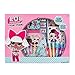L.O.L. Surprise! Stylin' Studio by Horizon Group Usa, Decorate & Personalize LOL Surprise Paper Dolls, Includes DIY Activity Books, Scratch Art, Sticker Sheet, Coloring Pages, Markers, Crayons & More primary