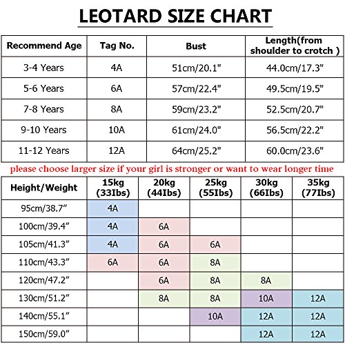 image for BAOHULU Little Girls One-piece Sparkle Mystique Dancing Gymnastics Ath