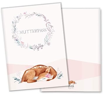 Mutterpasshulle 3 Teilig Rehkitz Schone Geschenkidee Zur