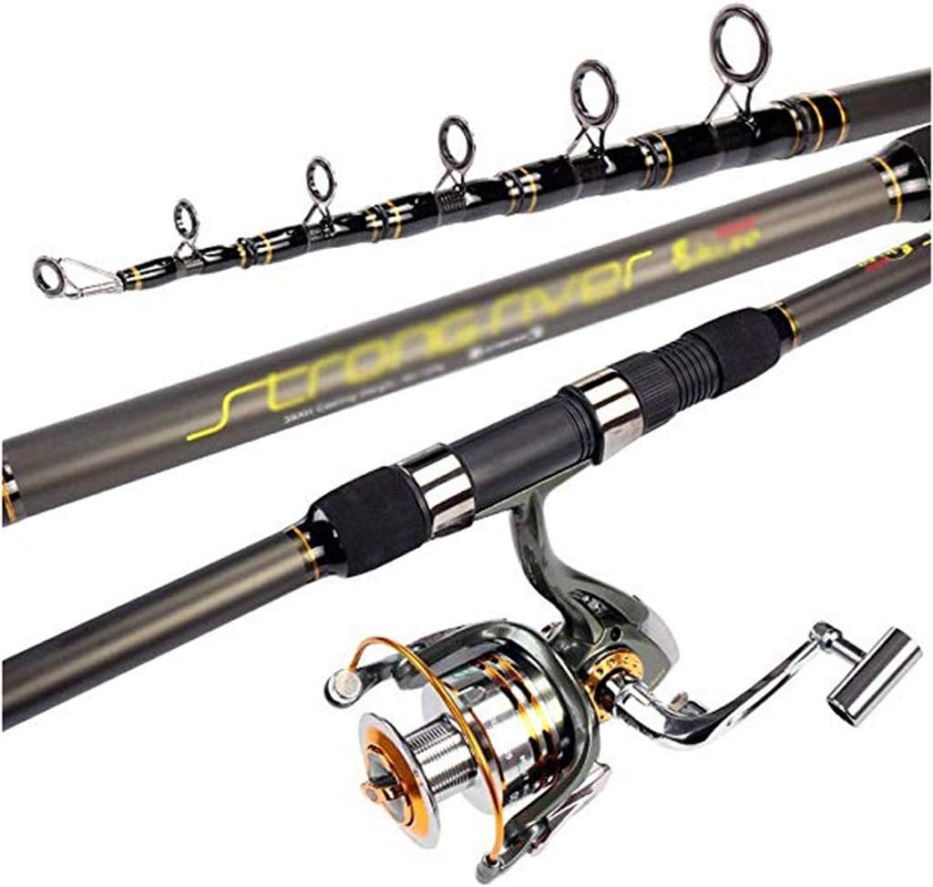Fishing Rod Reel Combos, Collapsible Telescopic Fishing Pole with