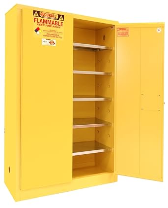 Flammable Paint Ink Storage Cabinet 40 Gal Self Close Standard 2 Door
