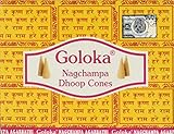 Goloka Nag Champa Dhoop Cones - Case of 12 Boxes