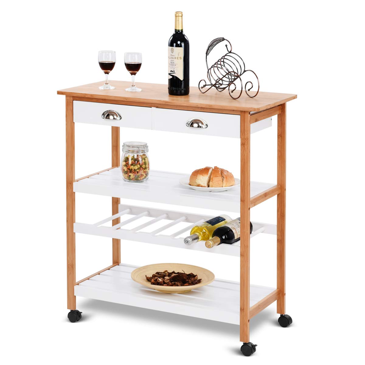 Best Giantex Compact Kitchen Trolley Cart