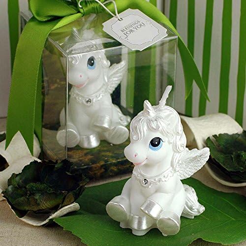 Osye White Unicorn Candles for Birthday/Party, Smokeless