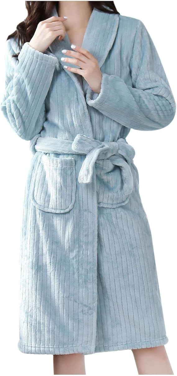 bademantel damen microfaser fleece