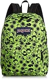 JanSport Superbreak Backpack (Zap Green Double Vision)