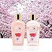 Green Canyon Spa Home Spa Gift Baskets for Women, Spa Gift Set in Pink Tote Bag 9 Pcs Japanese Cherry Blossom Essential Oils Collective Bath Sets Birthday Gift Ideas