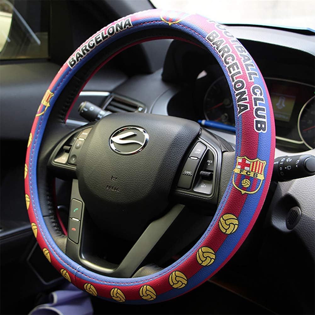 eing Sport Car Steering Wheel Cover,Universal Size & Fit Four Seasons - Blue
