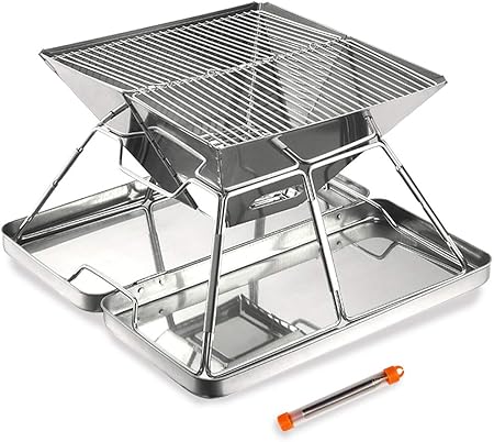 CARBABYバーベキューコンロ 焚き火台 収納ケース付き