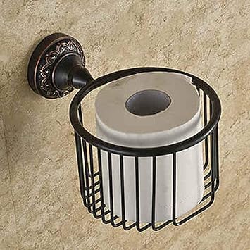 AQWESD Porta Papel o Toalla Hecho en latón Macizo con diseño