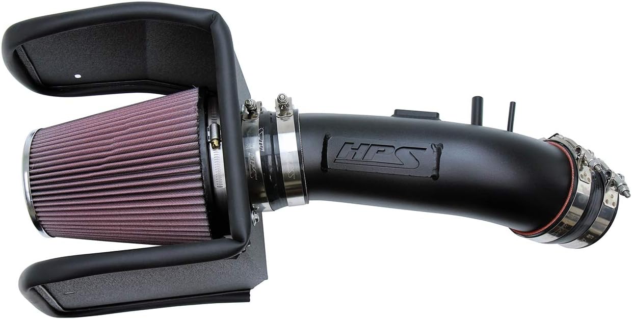 HPS 27-635WB Black Cold Air Intake Kit Cool Ram CAI, 1 Pack
