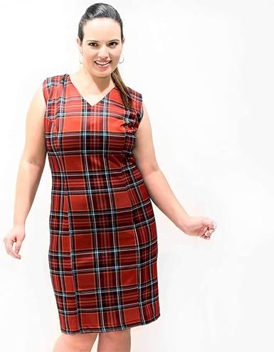 vestido neoprene plus size