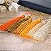 Bememo 20 Pieces Handmade Tiny Soft Tassels with Cord DIY Craft Jewelry Accessory (Multicolor)