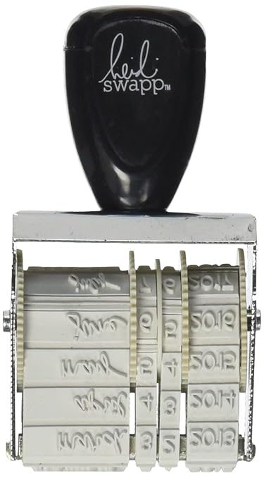 Heidi Swapp 10268595 Schablone zum 98160 Datumsstempel