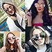 Cat Eye Mirrored Flat Lenses Metal Frame Women Sunglasses, with Anti-allergy Silicone Nose Pads (Gold Pink)
