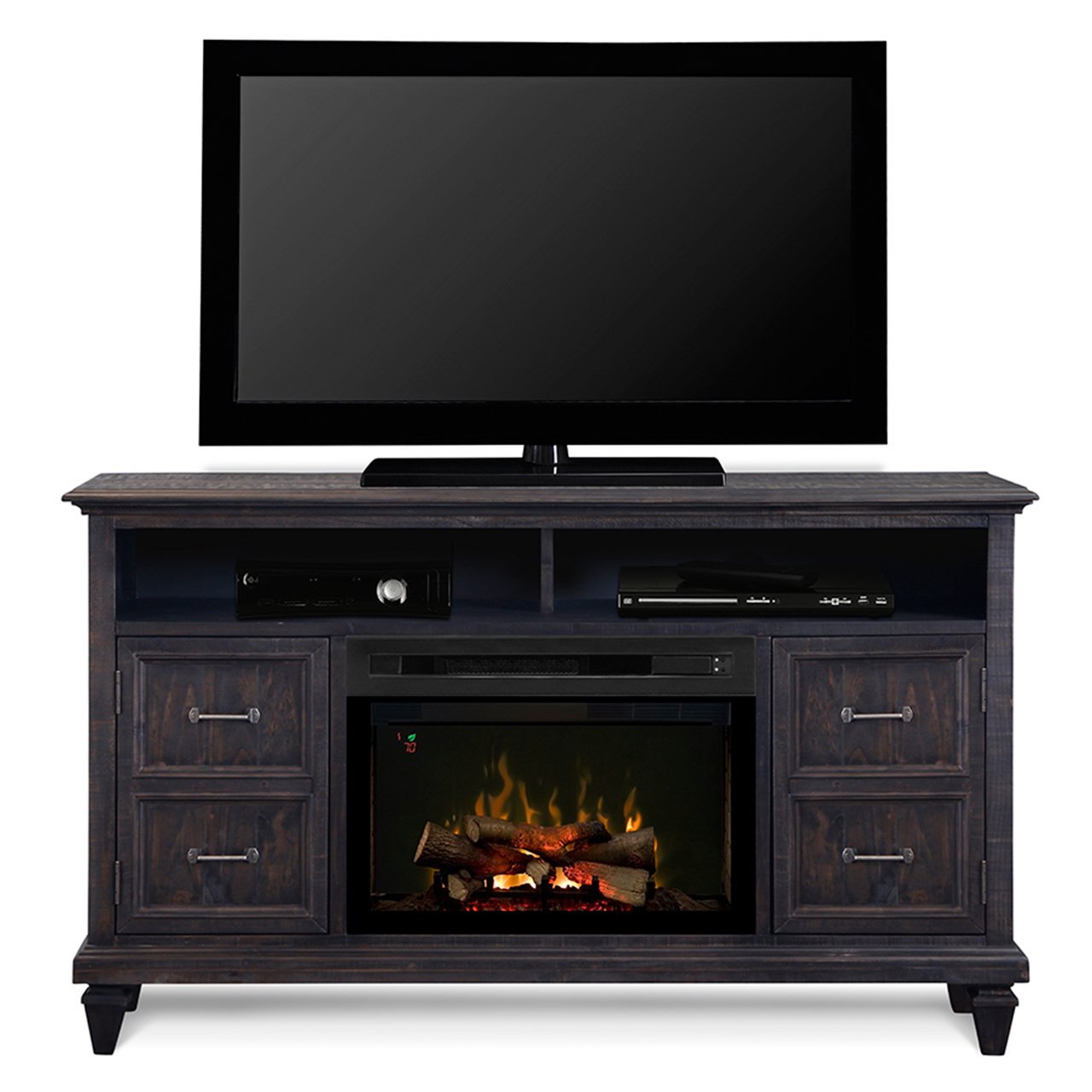 DIMPLEx Electric Fireplace TV Stand Media Console Space ...