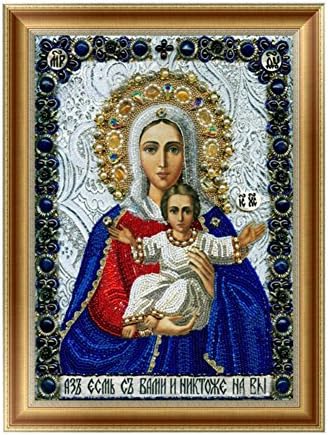 Yooan 5D Religious Diamond painting patterns Cross Stitch Kits DIY Round Rhinestone Embroidery Pictures for wall stickers