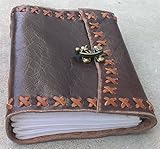 Classic Luxury Genuine leather jounral diary II-HANDMADE paper - Leather Cord Coptic Bound / Instagram Photo Album - 20% off