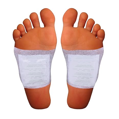 Cerotti Per Piedi Ad Azione Disintossicante E Purificante Con Cuscinetti Di Bambù Per Migliorare La Vostra Salute 10 Cerotti Detox Vitalpflaster Per