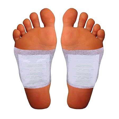 Detox Fußpflaster Zur Entgiftung Und Zum Entschlacken - Bambus Pads Für Die Stärkung Ihrer Gesundheit - 10 Detox Vitalpflaste