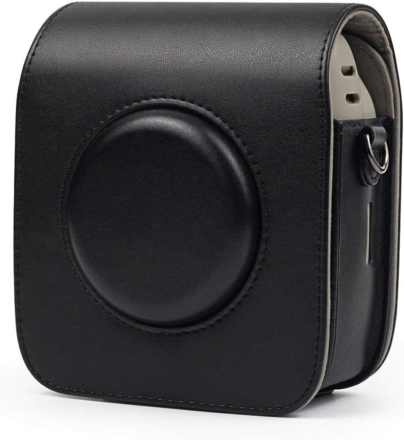 Welcometo Camera Case Bag, Retro Classic Camera Protective Case, Leather Bag Cover with Removable Strap, Protection Bag Fits FUJIFILM Instax SQUARE SQ20