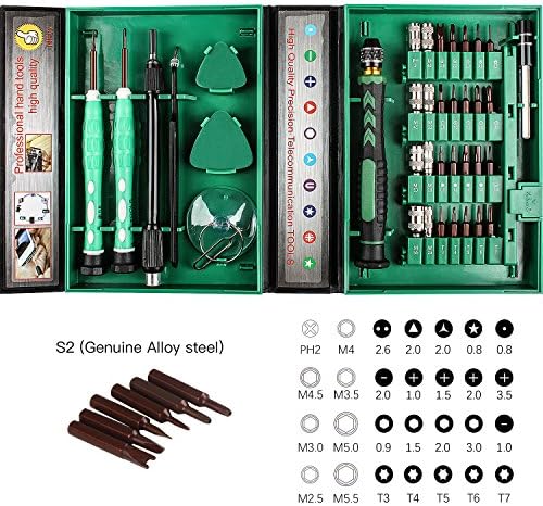 BnbPro Professional Screwdriver Set, 38 in 1 Precision Repair Tool Kit for Watch, iPhone, iPad, PC, Samsung and Other Cell Phone Tablet Computer etc Devices