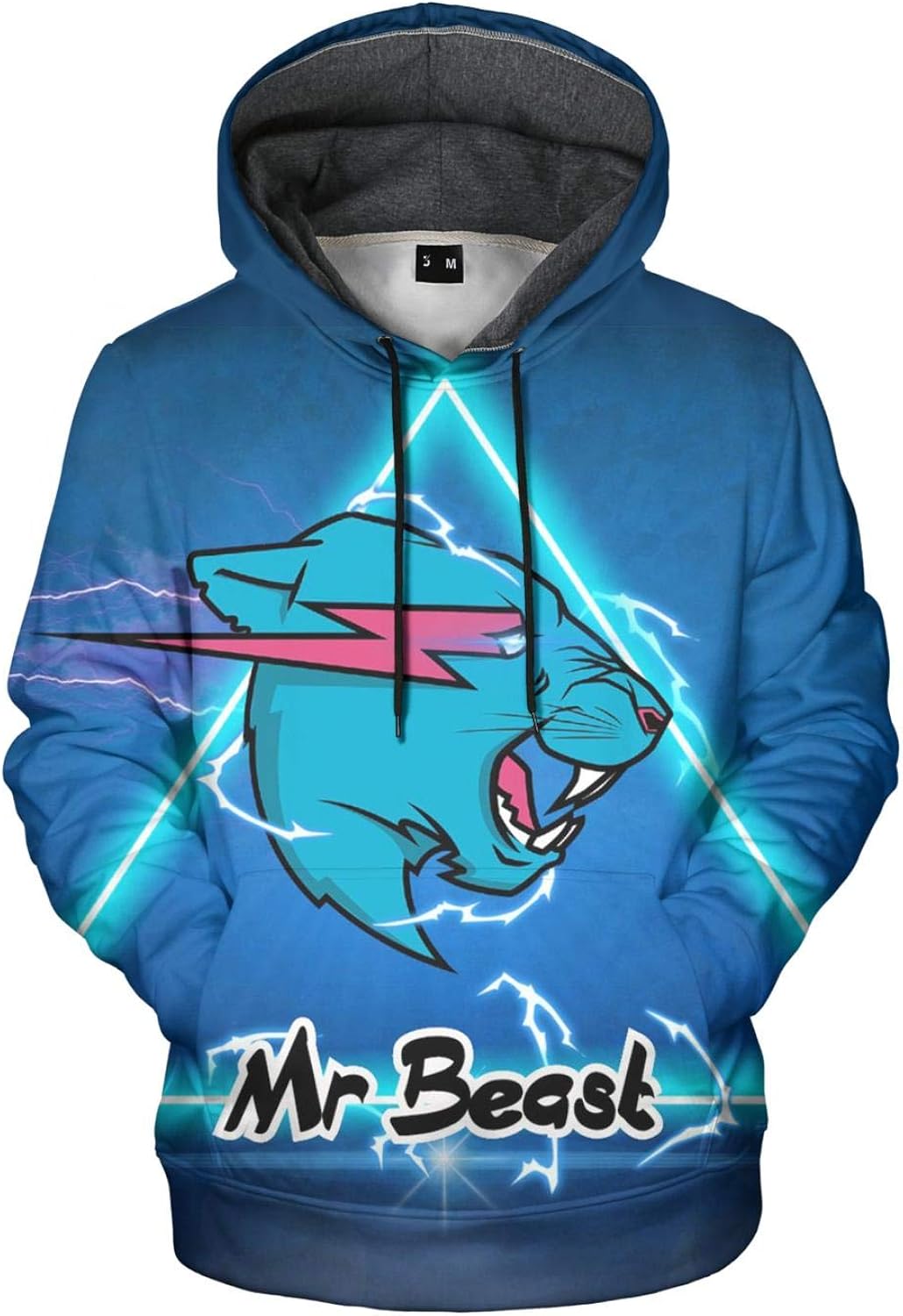 Amazon.com: Mr Beast 3D Printed Classic Pullover Hoodie for Men Women Sweatshirt Sweater Coat 