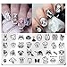 Born Pretty Nail Art Stamp Template Cute Dog Design Rectangle Image Plate Harunouta L016