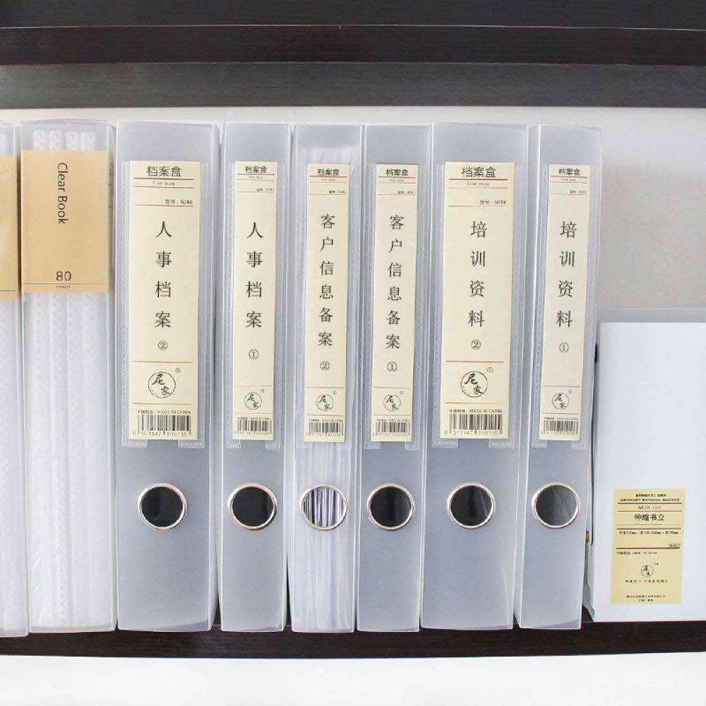 HDGBD Carpeta A4 Creatividad simple Carpetas transparentes Caja de