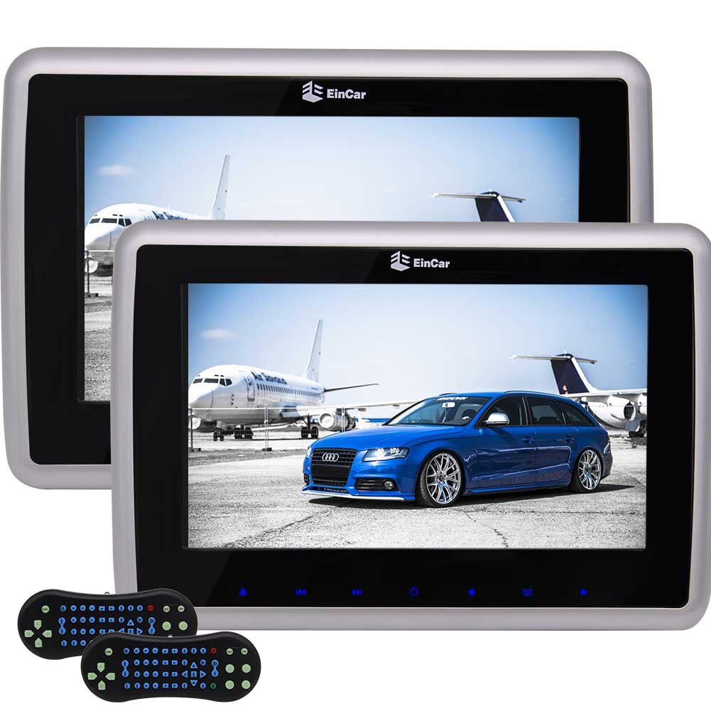 メーカー包装済 Eincar 9 タブレット型車載用ヘッドレストdvdプレイヤーx2 タッチボタン 2個車載モニター内蔵 スピーカーあり Fmトランスミッター サポートhdmi入力 32ビットゲームディスク リモコン付属eincar 9 タブレット型車載用ヘッドレストdvdプレイヤーx2