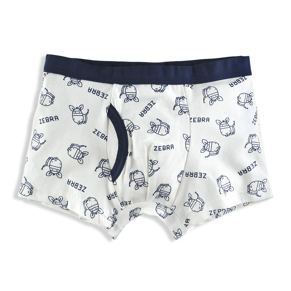 slaixiu Soft Cotton Kids Underwear Cartoon Boys Boxer Briefs 4-Pack (UW75-No.9-110)