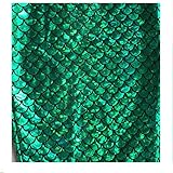 Kuisen Mermaid Hologram Fish Scale Stretch Spandex Fuchsia, 58