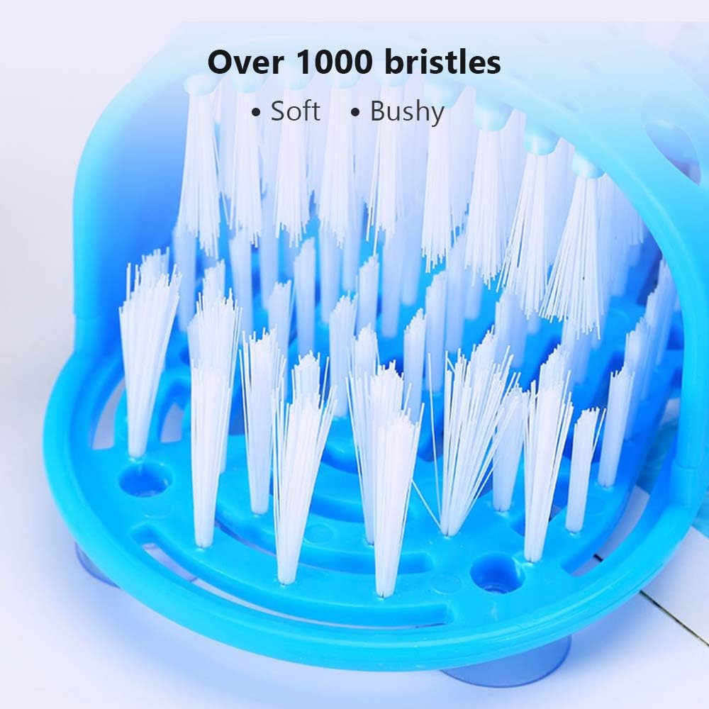 meidong Foot Scrubber Massager Scrub Cleaner Dead Skin Exfoliator Callus Remover for Shower Floor with Pumice Stone and Suction Cups: Health & Personal Care