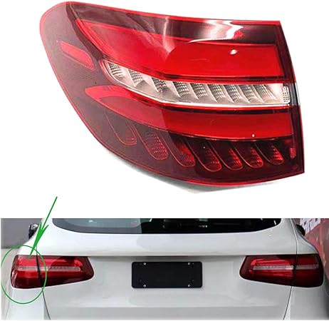 Amazon 車のアブレーキライト Benz 適応車はbenz Glc0 Glc260 Glc300 16 19年代 ウィンカー 既存の自動車の後ろライトを交換 純正 省エネ 耐衝撃性 防水 Led テールランプカー 外側ライト乗客側 左側 車 バイク 車 バイク