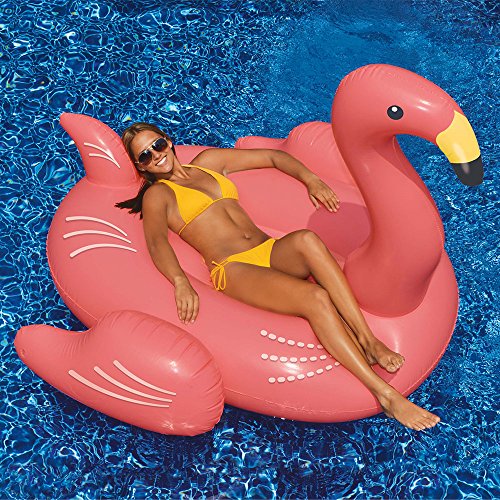 Swimline Giant Flamingo Ride On 78" (Pink)
