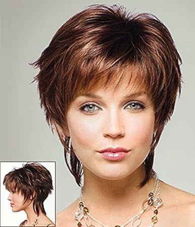 Buy Hi Girl Trendy Copper Chestnut Brown Short Straight Women S