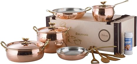 Ruffoni 3306B – 8-Piece Cookware Set 