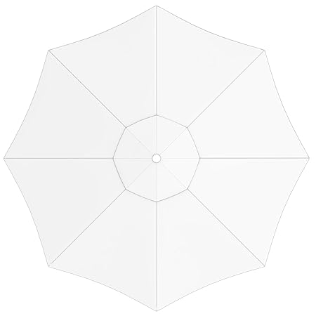 paramondo Sonnenschirm Bespannung ink. Air Vent für interpara Sonnenschirm (3,5m/rund), weiss