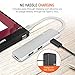 USB C Hub Adapter, Trianium Aluminum Multi Port Charger Dock USB Type C to HDMI/USB C / 2 USB-A 3.0 Port [Pass-Through Charging] for MacBook Pro,Chromebook, Phone,Hard Flash Drive,Other USB C Laptop