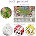 Cross Stitch Counted Kits Stamped Kit Cross-Stitching Pattern for Home Decor, 14CT Pre-Printed Fabric - DIY Art Crafts & Sewing Needlepoint Kit(Printed Kits,Flamingo)