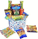 Father's Day Men Care Package - Snacks, Nuts, Bars, Truffles,Walker Sortbread Cookies - Great Gift Basket Variety