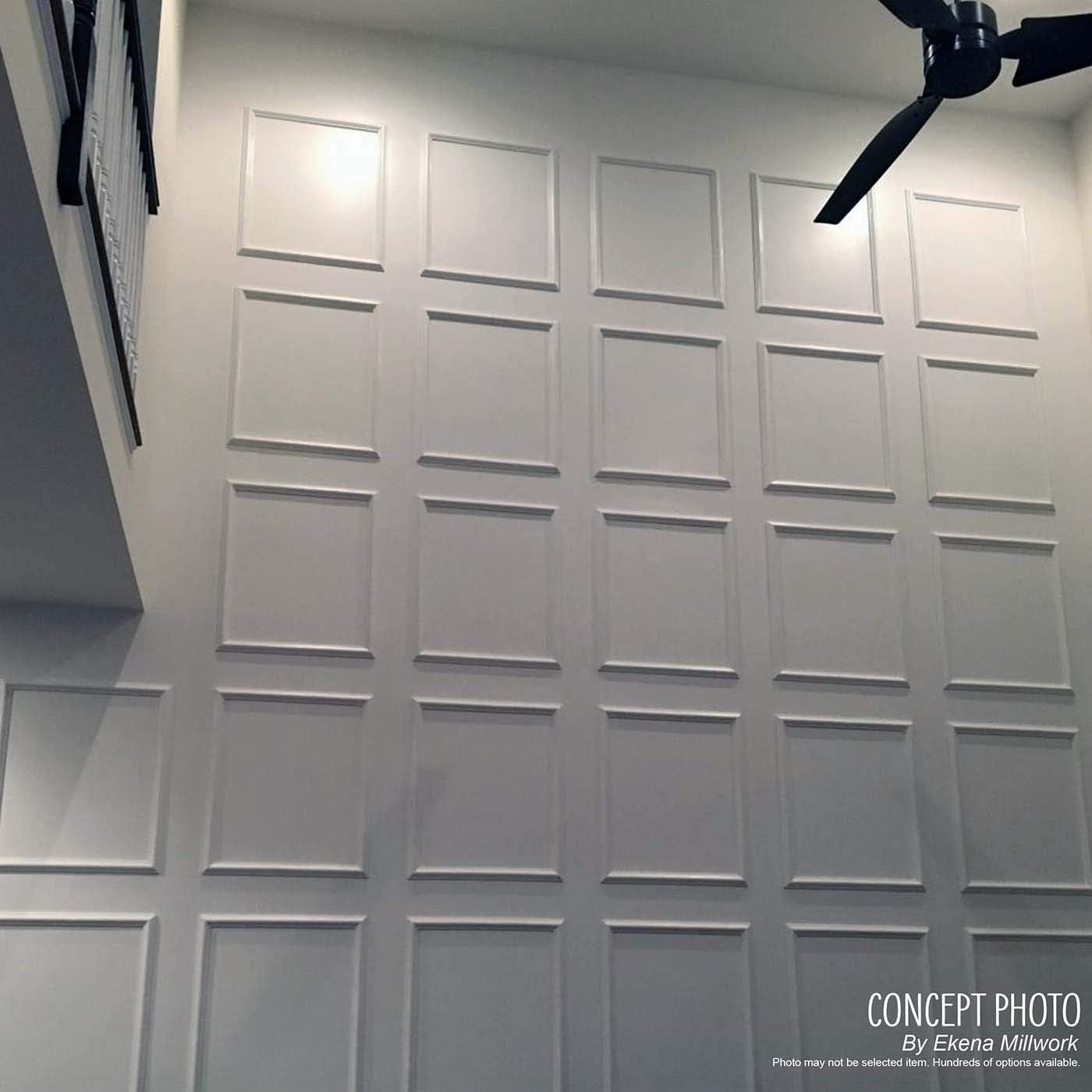 Ekena Millwork PNL22X09LE 21 5/8-Inch W x 8 5/8-Inch H x 5/8-Inch P Legacy Rectangle Wall/Door Panel: Home Improvement