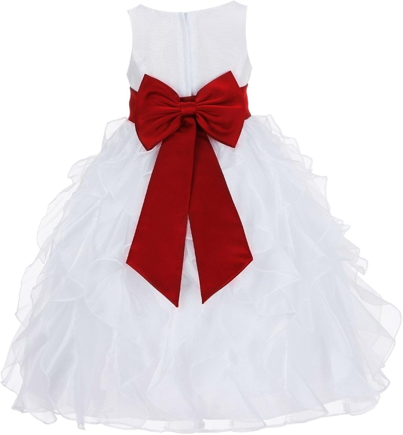 white flower girl dresses amazon