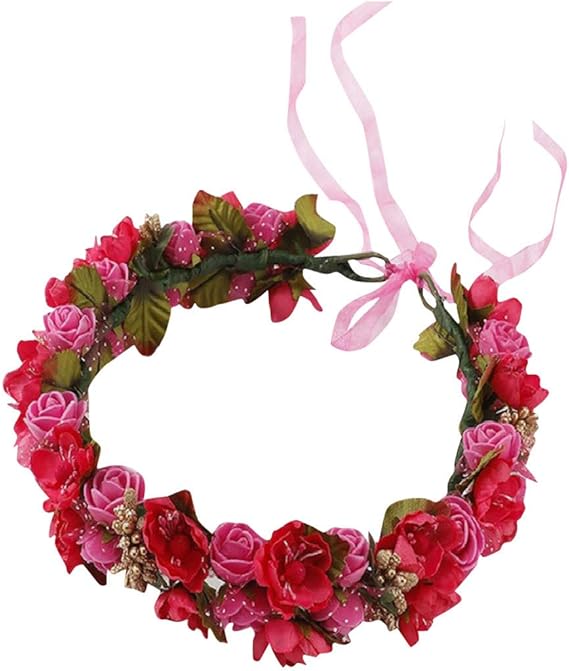 Amazon Co Jp Vacally 上品 フラワー パール 花嫁 お花のヘッドドレス 髪飾り ブライダル 結婚式 パーティー ウェディング ダンス 花嫁 髪 飾り ヘッド ドレス 披露宴 結婚式 花 花嫁 髪飾り カチューシャ 結婚式 アンティーク 服 ファッション小物