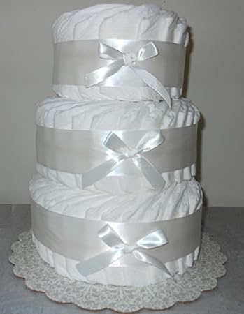 plain white diapers for diaper cake