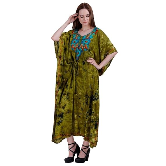 Tie Dye Cotton Kaftan 