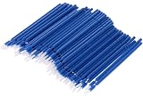 FLAMEER 100 Pieces Plastic Dental Tooth Applicator Brush Disposable Bendable, Multifunctional